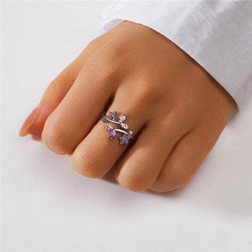 silver Modeschmuck Ring Für Freundin