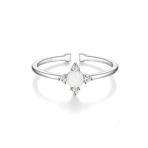 Damen Opal Ring aus 925er Silber