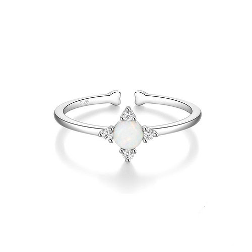 Damen Opal Ring aus 925er Silber