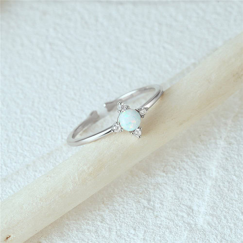 Damen Opal Ring aus 925er Silber