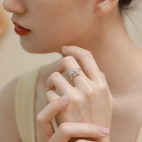 Mama Ring aus 925er Silber