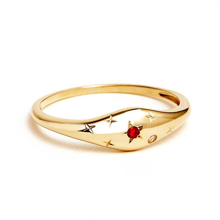 Sternzeichen siegelring damen Ring Gold