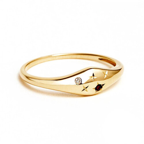 siegelring damen Sternzeichen Schütze Ring