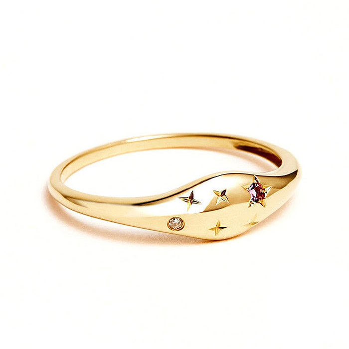 siegelring damen Gold Sternzeichen Steinbock