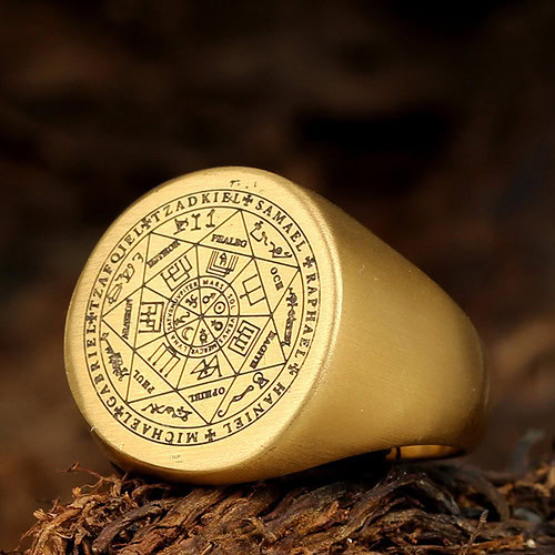 Herren Signetring Gold