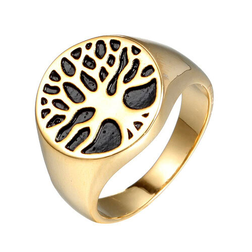 siegelring herren Ring mit Lebensbaum