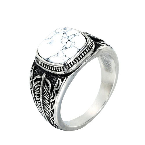 Türkisem signet silber ring herren