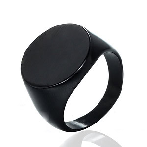 signet edelstahl ring herren