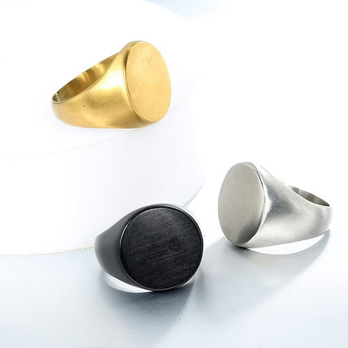 signet edelstahl ring herren