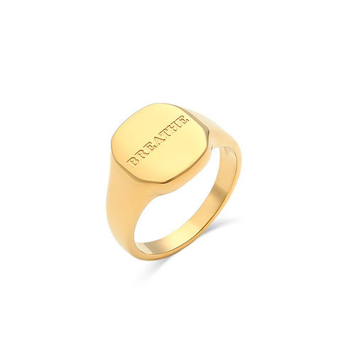 buchstaben ring gold damen schlicht