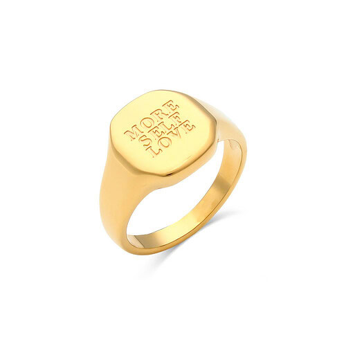 buchstaben ring gold damen schlicht