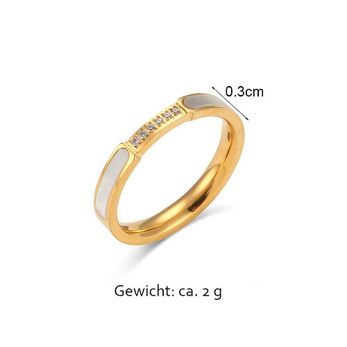 siegelring damen gold mit muschel