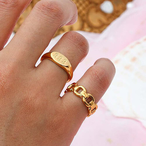 siegelring gold damen mit zahlen