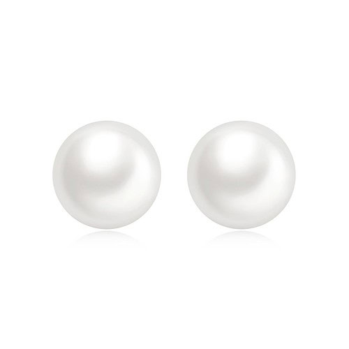 Perlen ohrringe stecker Silber für Damen