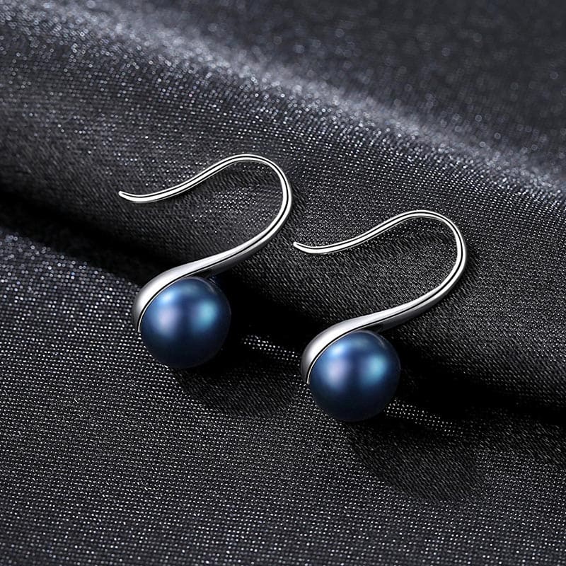 perlen ohrringe silber hängend damen