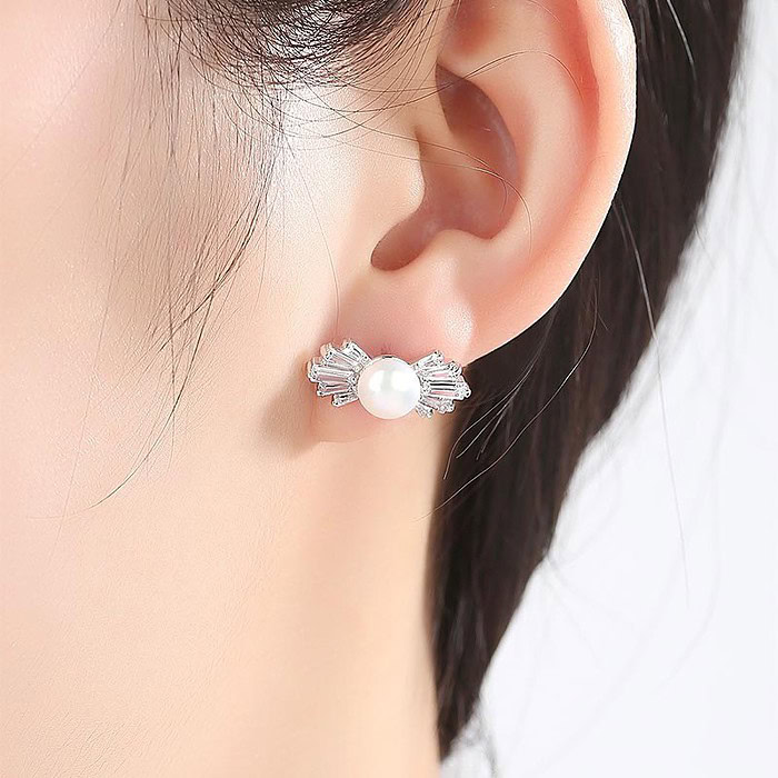 Candy Ohrringe Stecker mit Perlen
