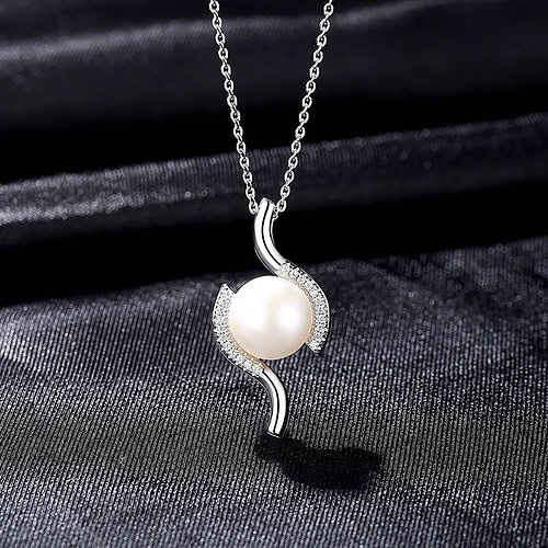 Modeschmuck Kette mit Perlenanhänger