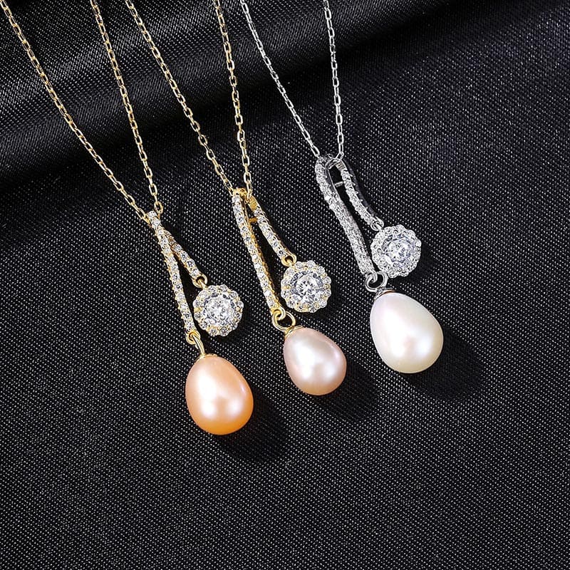 Personalisierte Kette mit perlenanhänger