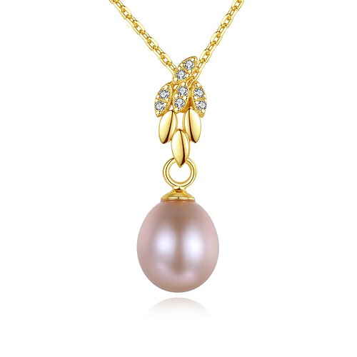 Personalisierte Kette mit Perlenanhänger