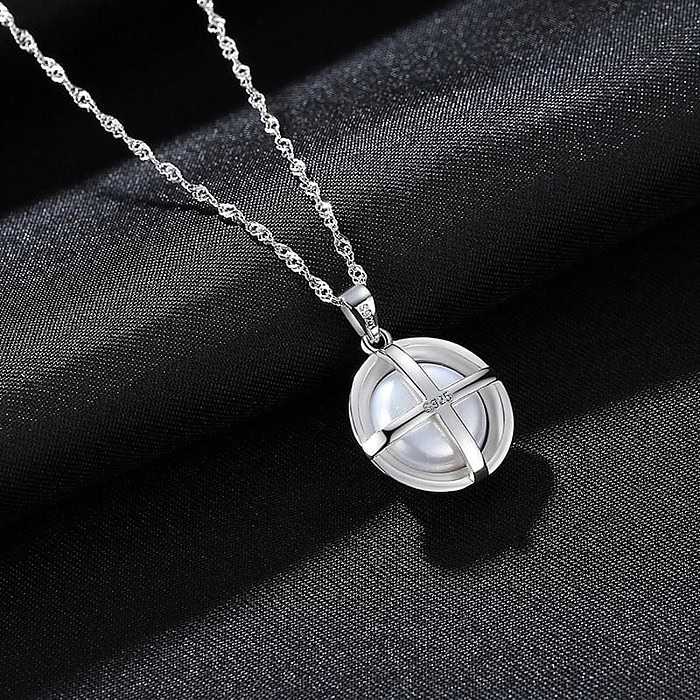 Damen Silber mit Süßwasserperlen