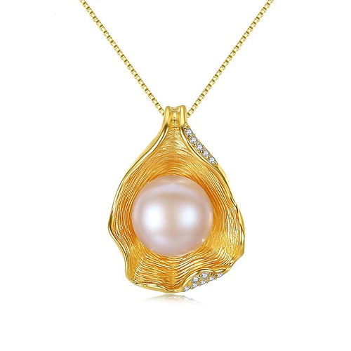 Damen Kette mit Perlenanhänger