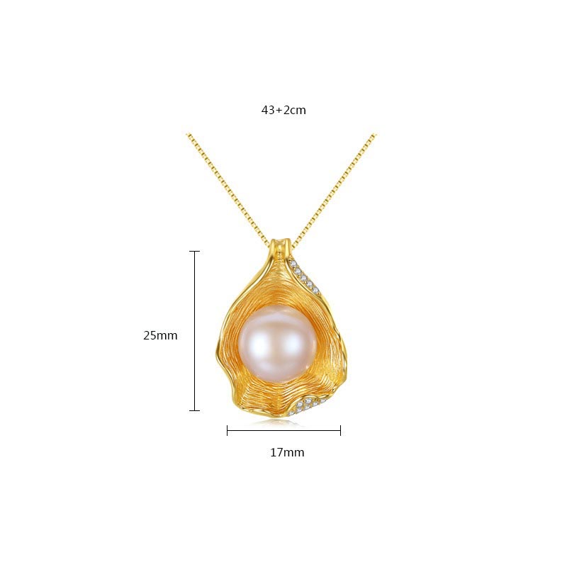 Damen Kette mit Perlenanhänger