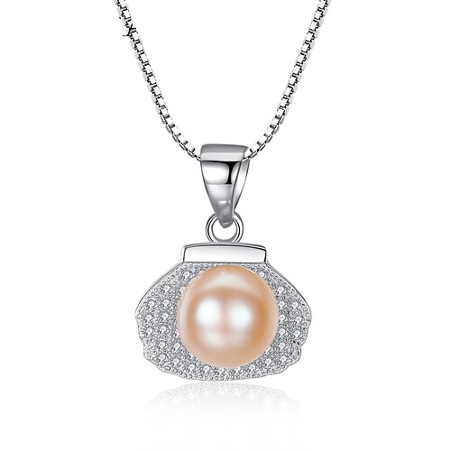Muttertag Kette mit Perlenanhänger