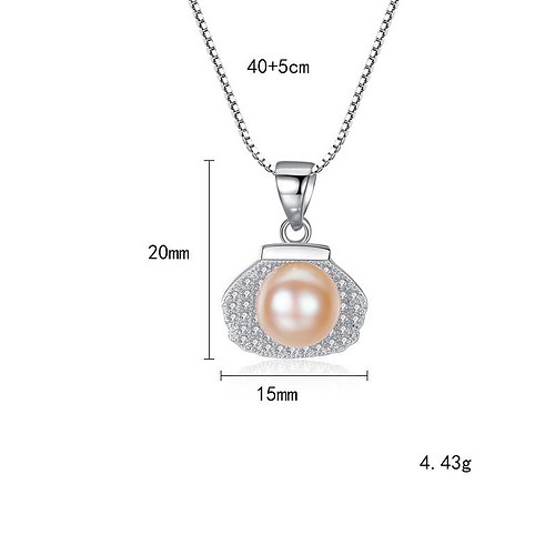 Muttertag Kette mit Perlenanhänger