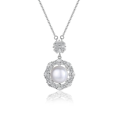 Vintage Kette mit Perlenanhänger