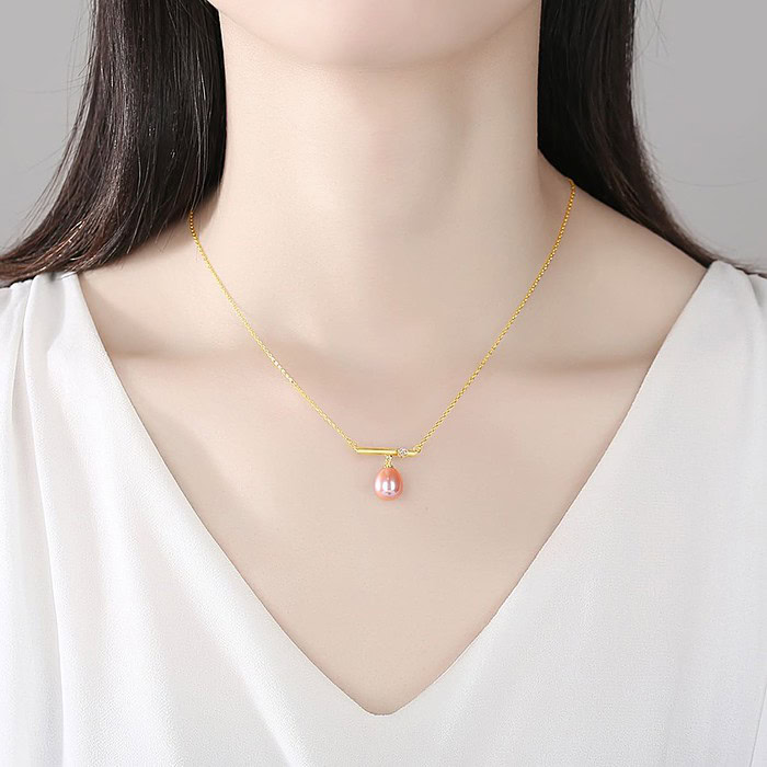 Balance kette mit Perlenanhänger
