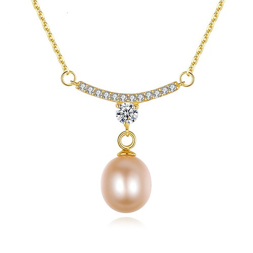 Perlen kette aus 925er Sterling silber