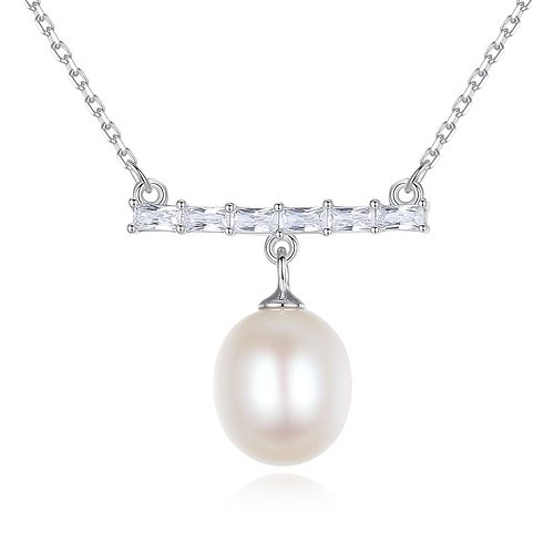 Damen Balance kette mit Perlen