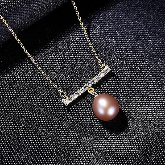 Damen Balance kette mit Perlen
