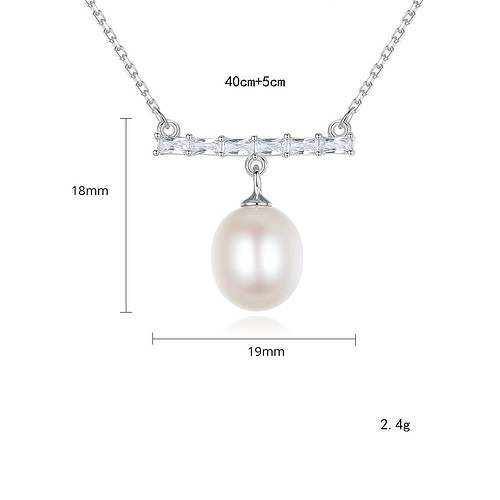 Damen Balance kette mit Perlen