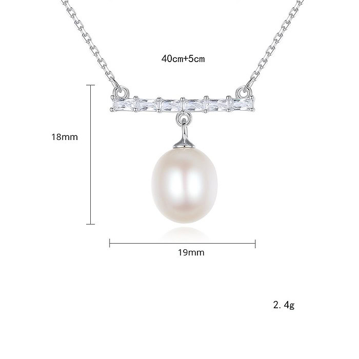 Damen Balance kette mit Perlen