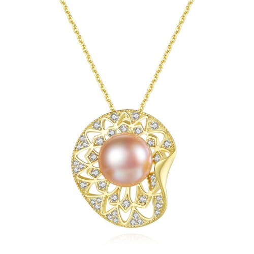 Personalisierte Kette mit Perlenanhänger