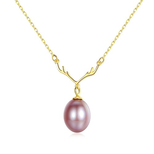 Kette Einhorn mit Perlenanhänger