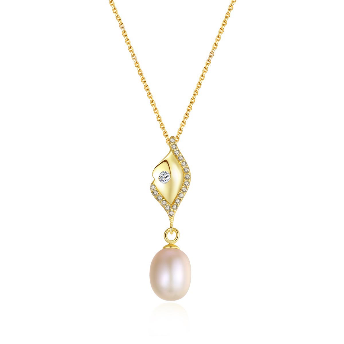 Goldene PersonalisierenKette mit Perlen