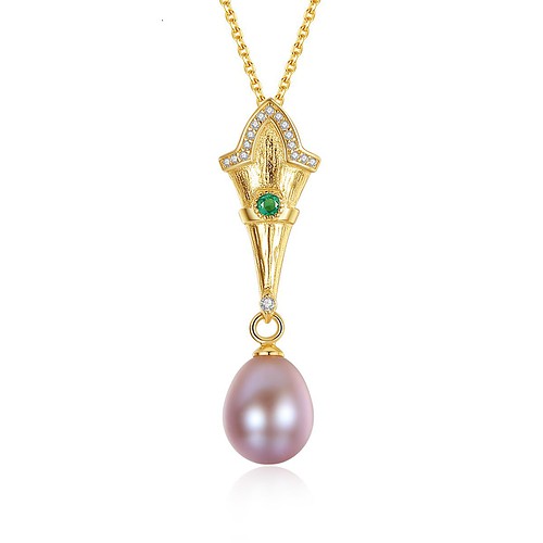 Personalisieren Kette mit Perlenanhänger