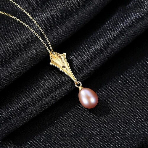 Personalisieren Kette mit Perlenanhänger