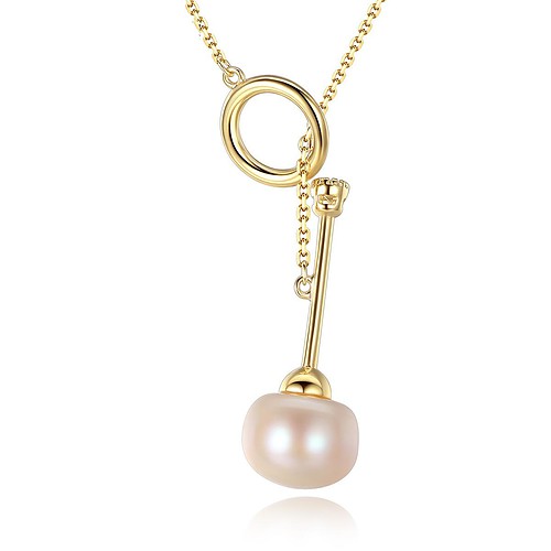Personalisierte Kette mit Perlenanhänger