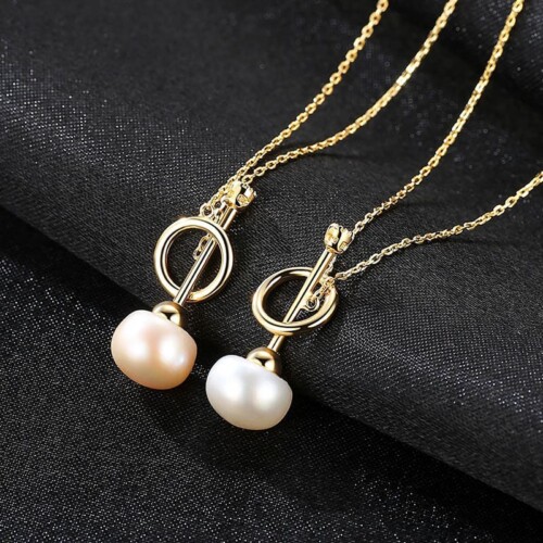 Personalisierte Kette mit Perlenanhänger