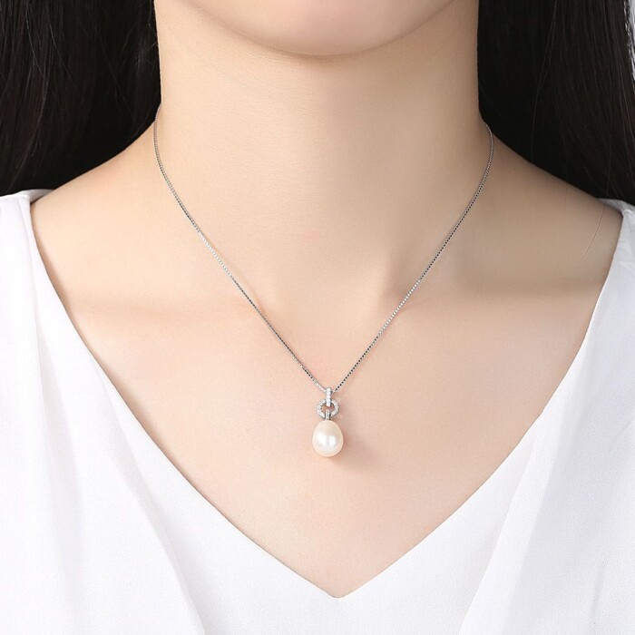 Choker Kette mit Perlenanhänger