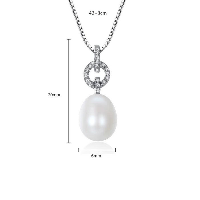 Choker Kette mit Perlenanhänger