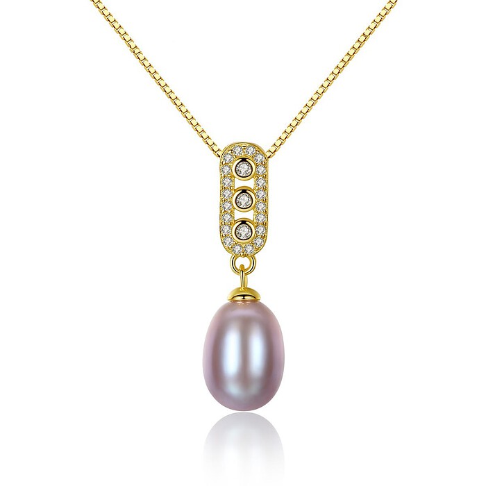 Elegante Kette mit Perlenanhänger