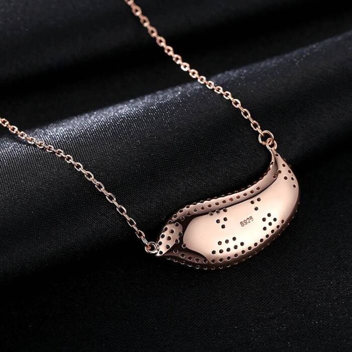 Süßwasserperlen Kette mit Plättchen
