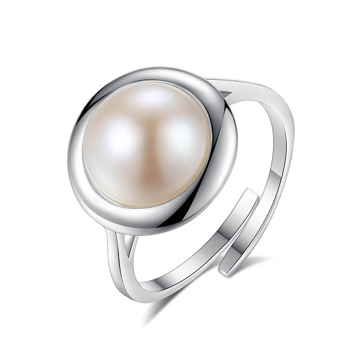 Ring Silber Damen mit Perle