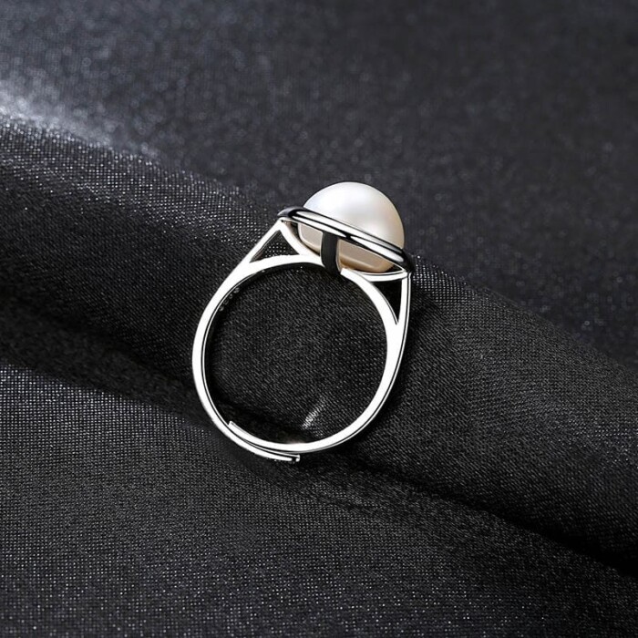 Ring Silber Damen mit Perle