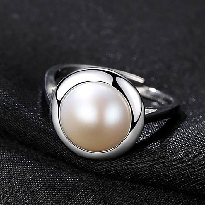 Ring Silber Damen mit Perle