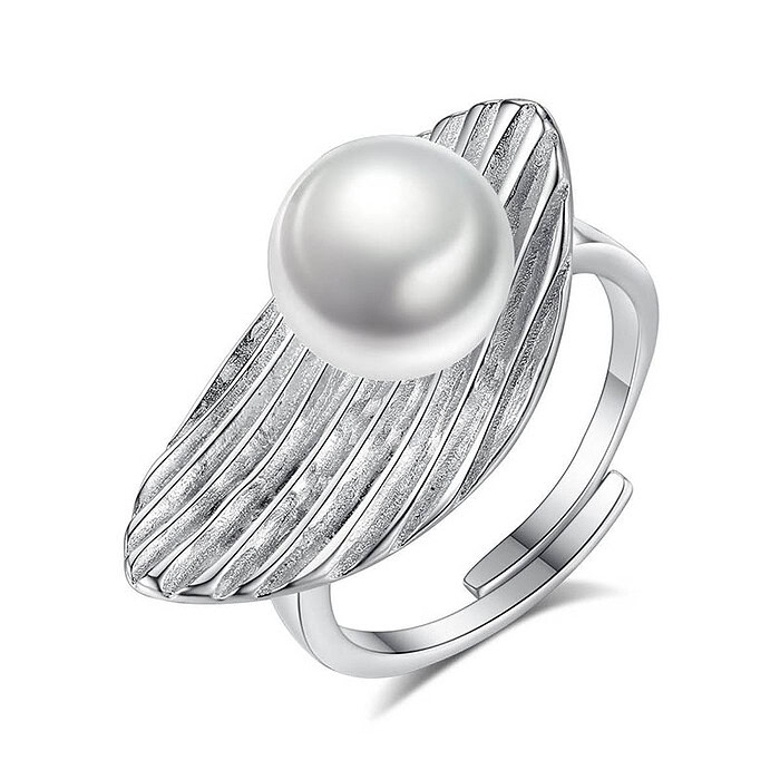 Statement Ring mit Perle